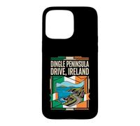Dingle Peninsula Drive Ireland Flag Coastal Travel Art Case for iPhone 15 Pro Max