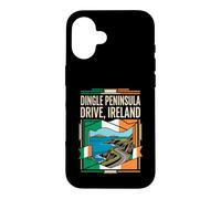 Dingle Peninsula Drive Ireland Flag Coastal Travel Art Case for iPhone 16