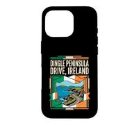 Dingle Peninsula Drive Ireland Flag Coastal Travel Art Case for iPhone 16 Pro