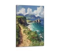 Dingle Peninsula，Ireland Natural Scenery Poster Canvas Wall Art Decorative Picture Prints Modern Decor 12x18inch(30x45cm)