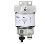 Dingln R12T Fuel Water Separator, Boat Marine Rotation Fuel Filter Water Separator, Separator Marine Fuel Filter Fits for Speedboat