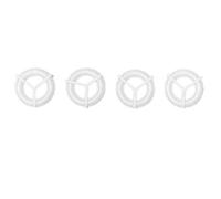 DingMotuo 4-Piece Photosensitive Resin Lifebuoy Model Set for RC Assembly Ship, Simulation Model Making Parts(1:72)