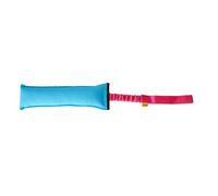Dingo Bite Tug Agility Bungee Dog Toy Blue with Pink Handle 15596