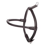 Dingo Black Leather Harness for Chow Chow and Furry Dog Breed 10572