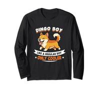 Dingo Boy, Like A Regular Boy Only Cooler - Dingo Dog Long Sleeve T-Shirt