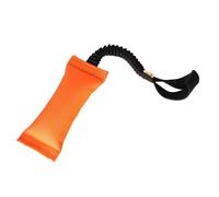 Dingo fire Hose tug Toy for Dog with Bungee Handle, tug Toy for Dog Training, Agility, tug of war, Orange Z30046