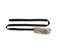 DINGO Fleece Dog Toy Artificial Fur Racer Squeaky Teaser Dog Wand 150