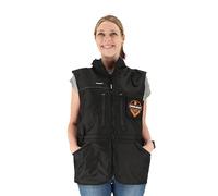 DINGO GEAR All-season Training Vest with a Hood, Reflective Trim, Multiple Functional Pockets, Handmade of Polyester & Mesh, Designed for Dog Training and Shows, Colour - Black, Size - M (S01507)