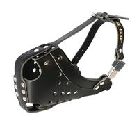 DINGO GEAR Dog Training Muzzle for Defence, Training and Service HQ Leather Handmade Lightweight S03032