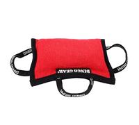 DINGO GEAR Dog Bite Pillow for K9 Training, Obedience, IGP, Special Forces Dogs Bite Sessions, Handmade Wedge with 3 Handles, Black Nylcot, Medium Soft (S00527)