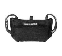 DINGO GEAR Dog Bite Pillow, Mini Version for K9 Training, Obedience, IGP, Puppy and Young Dogs Bite Sessions, Handmade Wedge with 3 Handles, Black Nylcot, Very Soft (S00525)