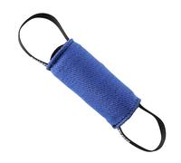 DINGO GEAR Dog Training Tug Toy Cylinder-Shaped Dummy for IGP, Bite Lessons, Dog Sports, Retrieve, Tug of War, Play, 2 Handles, Blue Nylcot 15 x 8 cm (S02806)