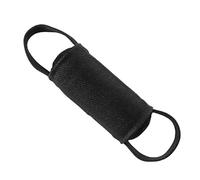 DINGO GEAR Dog Training Tug Toy Cylinder-Shaped Dummy for IGP, Bite Lessons, Dog Sports, Retrieve, Tug of War, Play, 2 Handles, Black Nylcot 15 x 6 cm (S02808)