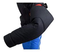 DINGO GEAR Extra Soft Nylcot Bite Sleeve with Handle and Grip Inside the Bite Guard for IGP, Dog Sports, Young Dog Training, Black, Bite Level 2 - Intermediate (S01963)