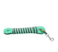 Dingo Gear Floatable Lead for Dog in Work, Fabric Handmade Leash No Handle Waterproof 10.5 m Black and Green S03624