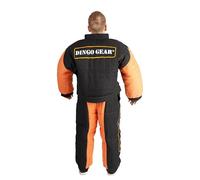 DINGO GEAR Full Bite Suit for Decoy Dog Trainer Hand Sewn French Material for Mondioring IGP Dog Sports Special Forces Army Guards Dog Training Size XL - Orange S01075