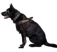 Dingo Gear Multifunctional Harness For Dog In Work, Guard Dog Training, K9 and Ipo, Cobra System Handmade Black S03197, XL