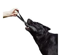 DINGO GEAR Nylcot Bite Tug for Dog Training K9 IGP & Fun, 1 Handle, Black 20 x 7 cm