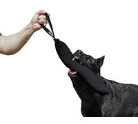 DINGO GEAR Nylcot Bite Tug for Dog Training K9 IGP & Fun, 1 Handle, Black 45 x 8 cm