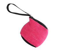Dingo Gear Nylon Dog Toy with Handle 10 x 10 cm Cube Shape in Black/Pink - Ideal for Training and Playing S02775