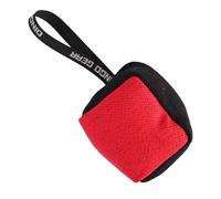 Dingo Gear Nylon Dog Toy with Handle 10 x 10 cm Cube Shape in Black/Red - Ideal for Training and Playing S02777