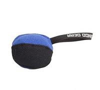 DINGO GEAR Professional Tug Toy Strong Handle for Heavy Duty Training IGP Dog Sports Play Hand Sewn French Material Dog Ball Ø 11 cm - Black and Blue S02791