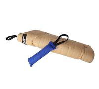 DINGO GEAR Set: Medium Hard Jute Bite Sleeve with Nylcot Tug Toy, Bite Training Tools for IGP Dog Sports Services, Level 4 Advanced - Ecru & Blue (S10043)