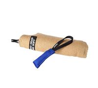 DINGO GEAR Set: Soft Jute Mini Bite Sleeve with Nylcot Tug Toy, Bite Training Tools for IGP Dog Sports Services, Level 1 Beginner - Ecru & Blue (S10040)