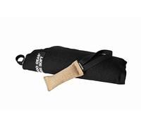 DINGO GEAR Set: Soft Nylcot Mini Bite Sleeve with Jute Tug Toy, Bite Training Tools for IGP Dog Sports Training, Level 1 Beginner - Black & Ecru (S10045)