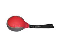 DINGO GEAR Soft Genuine Leather Ball with a Handle for the Bite Training, Ø 8 cm Retrieve and Reward Dog Toy S02784, Random