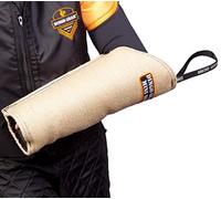 DINGO GEAR Soft Jute Mini Bite Sleeve with Handle and Grip Inside the Bite Guard for IGP, Dog Sports, Puppy, Young Dog Training, Bite Level 1 - Beginner (S01956)
