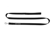 Dingo Gear Waterproof Lead Handmade of Fabric Roller Type, Black Dog Leash with Strong Handle S03601