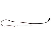 DINGO GEAR Whip End Mountable with the Whip, 80 cm, Repleacable Tip Handmade of Leather, Black 1 Pcs S02631