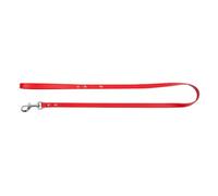 DINGO Genuine Leather Dog Leash, Handmade Lanyard, Strong, Riveted, 120 cm Long for Dog Walks, Daily Use, Red Colour, 2 cm Thin (10035)