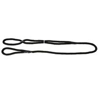 Dingo Show Lead for Dog from Black Cord Comfy Leash for Handler and Dog on the Ring 10470