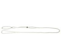 Dingo Show Lead for Dog from White Cord Comfy Leash for Handler and Dog on the Ring 10479