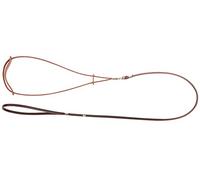 Dingo Smart Fashion for Champion, Leather Show Leash, Brown Lead for Exhibition and Dog Ring Show 10709,8 mm wide