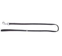 DINGO Soft Leather Dog Leash 120 cm Long, Strong and Gentle, HANDMADE Not Manufactured Anymore Black D11301
