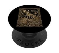 Dingo Spirit Totem Tarot Card Australian PopSockets Adhesive PopGrip