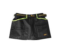 Dingo Waldemar Rutkowski Dog Trainer Belt with Four Practical Pockets, Adjustable Waist Strap, Waterproof, Black with Green Trim - Size L (16479)