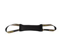 Dingo Waldemar Rutkowski Nylcot Dog Toy - Durable Bite Tug with 2 Sturdy Handles for Training, Tug of War, Retrieval & Play - Handmade, 28 cm, Black (Z30049)