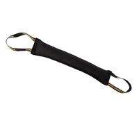 Dingo Waldemar Rutkowski Nylcot Dog Toy - Durable Bite Tug with 2 Sturdy Handles for Training, Tug of War, Retrieval & Play - Handmade, 50 cm, Black (Z30051)