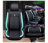 DINGQINGYUN Car Cover Seats Full Set for Dodge Journey SUV 2008-2016 2017 2018 2019 2020, Full Set Waterproof Seat Covers, Set Leather Car Seat Cushion Protectors, Airbag Compatible(A(Green))