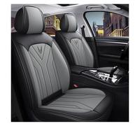 DINGQINGYUN Car Seat Covers Full Set 5 Seat for Honda Accord 1997-2024, Leather Luxury Seat Cover Front and Rear Seat Protectors, Leather Car Seat Covers Waterproof(Black Grey)
