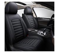 DINGQINGYUN Full Set Car Seat Covers Fit For Nissan X-Trail T32 2014-2026, Car Seat Covers PU Leather Seat Cover Set 2-Seat, Breathable Wear Resistant Waterproof(A(Black))