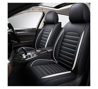 DINGQINGYUN Full Set Car Seat Covers Fit for Skoda Fabia 1/2/3 Fabia 5J/Mk2 Spaceback Rs Sub, Car Seat Covers PU Leather Seat Cover Set 2-Seat, Breathable Wear Resistant Waterproof(White)