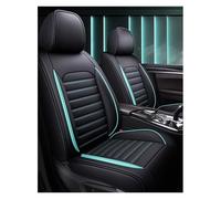 DINGQINGYUN Full Set Car Seat Covers Fit For Volkswagen T-Cross T-Roc Taigo, Car Seat Covers PU Leather Seat Cover Set 2-Seat, Breathable Wear Resistant Waterproof(B(Blue-Green))