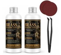 DINGSEN Brass Blackening Solution Kit - Fast Cold Patina for brass, copper
