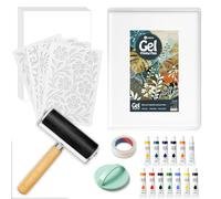 DINGSEN Gel Printing Plate Kit, Printmaking Set for Artists & Crafters