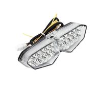 DINGYIG For YZF For R6 For YZF For R6 2003-2005 For YZF For R6S 2006-2008 LED Tail Light Turn Indicator Lamp Rear Brake Stop Light Taillights Tail Light(Style 2 color-02)